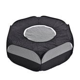 Folded Small Pet Fence Outdoor Workout Game Crawling Small Animal Tent, Specification:, With Cover and Side Cloth (Black), With Cover and Side Cloth (Blue), With Side Cloth (Black), With Side Cloth (Blue)